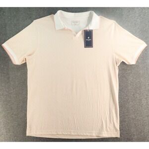 Byford by Pantaloons Men Polo Neck Cotton Blend Pink T-Shirt